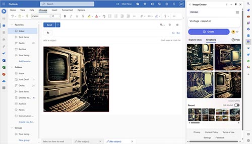 又快谷歌一步，微软已将“文本生成图片”功能整合进浏览器